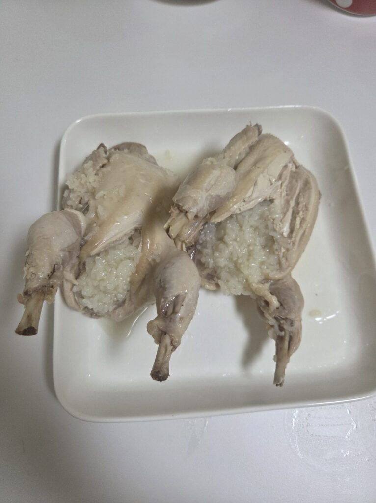 삼계탕 끓이는 방법 완성