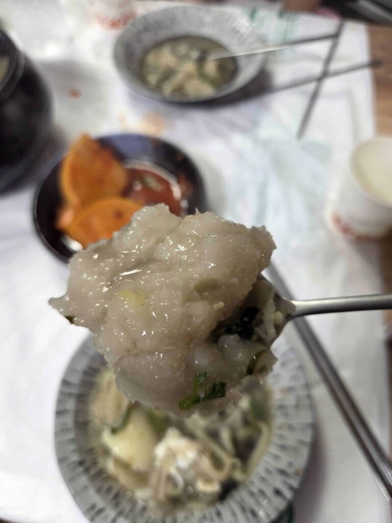 양양 전통시장 공가네 감자옹심이